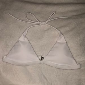 White bikini top